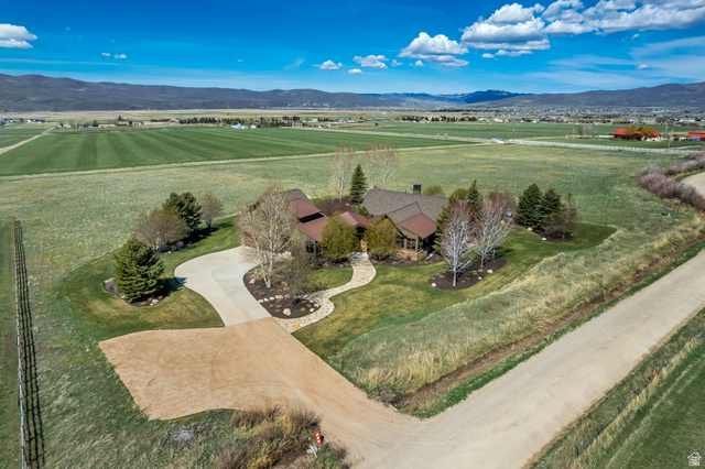 2579 Splendor Valley Road Kamas, UT 84036 - Photo 24 of 87 Aerial view of sparsely populated area with mountains