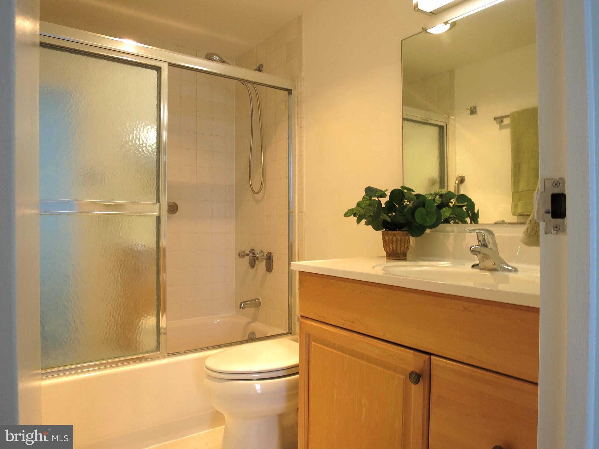 6800 Fleetwood Road, Unit 716 McLean, VA 22101 - Photo 10 of 17 a bathroom with a sink mirror vanity and toilet