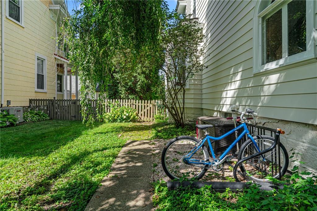 657 Maple Lane Sewickley, PA 15143 - Photo 46 of 50 Bike storage on the side of the home works well and keeps them out of the way!