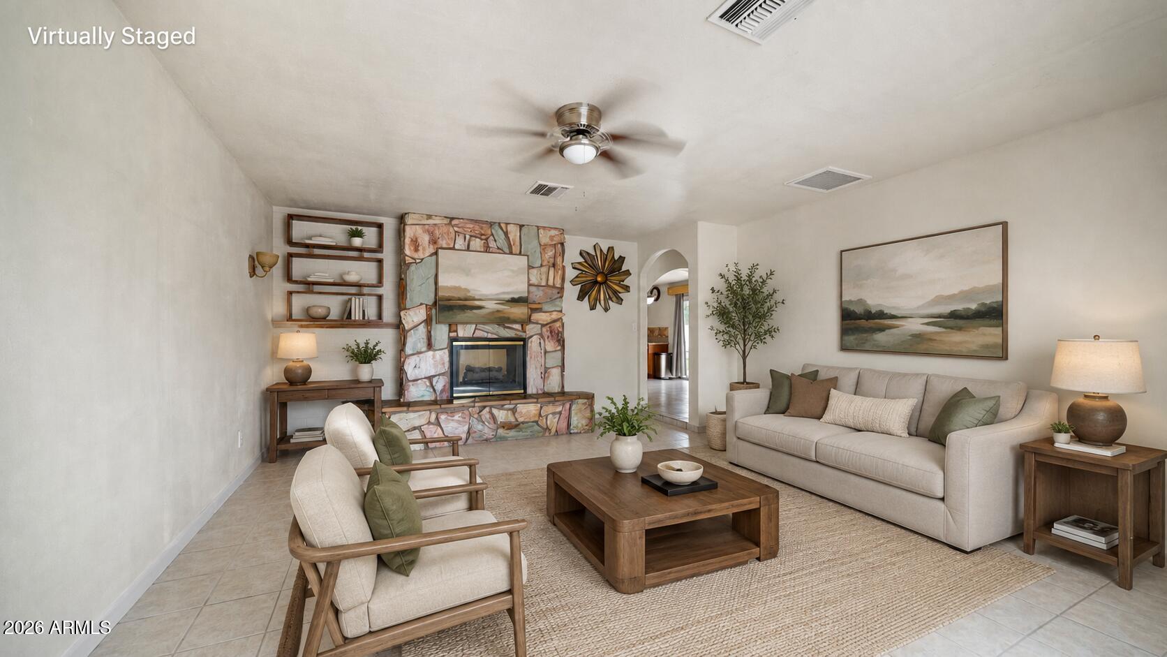 2908 East Cactus Road Phoenix, AZ 85032 - Photo 20 of 40 Virtually Stage Living Room 1