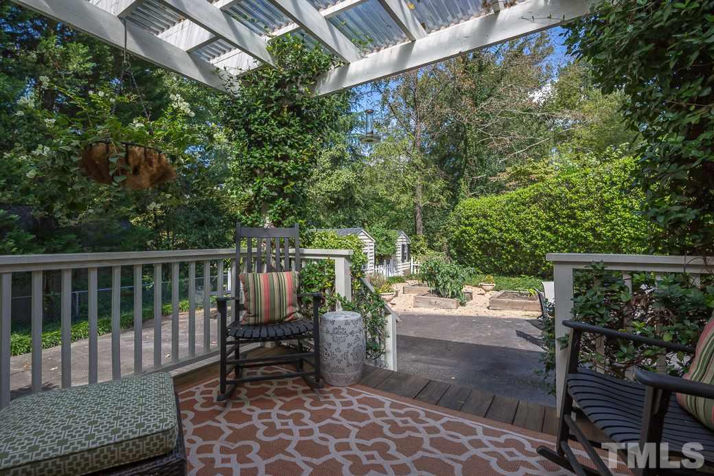 3104 Georgian Terrace Raleigh, NC 27607 - Photo 19 of 25 a view of a balcony with chairs
