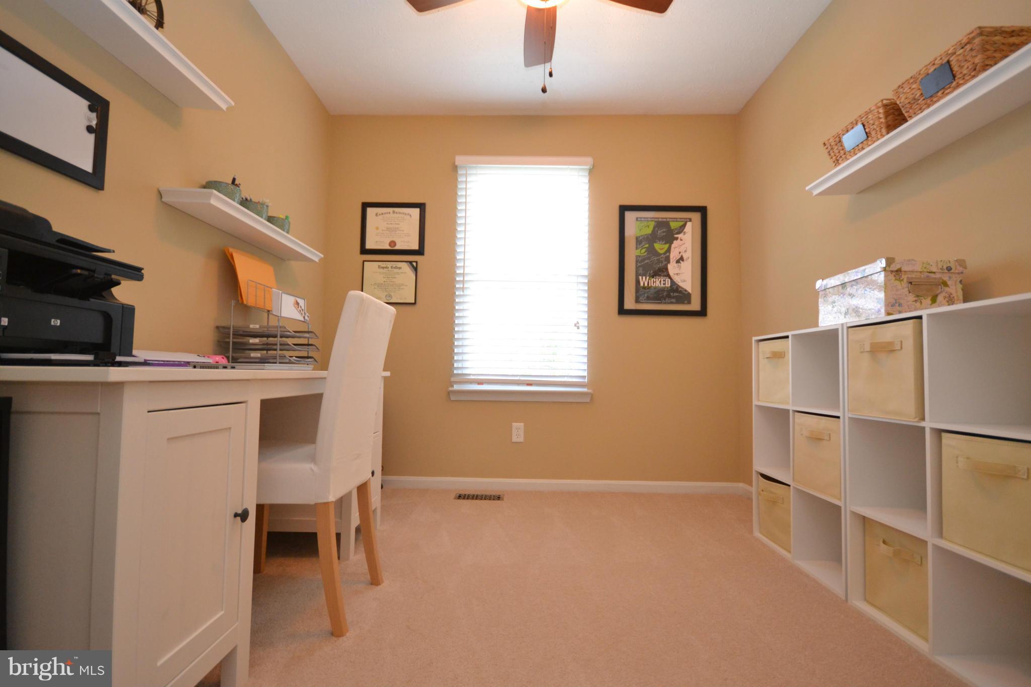 40 Powder View Court Nottingham, MD 21236 - Photo 18 of 30 Bedroom 3 with Neutral Paint & Ceiling Fan