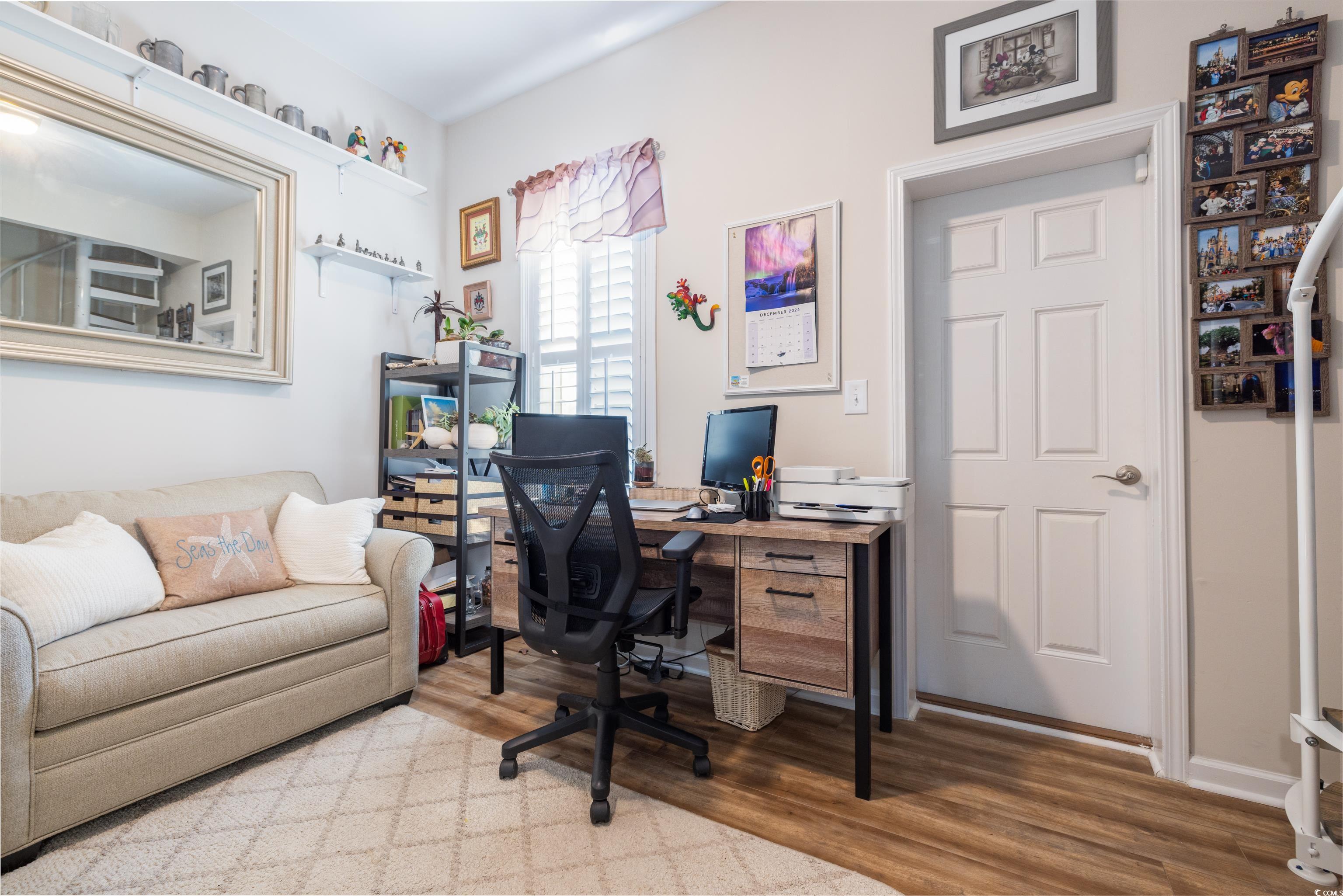 839 Rosa Circle Myrtle Beach, SC 29577 - Photo 19 of 40 Home office with wood-type flooring