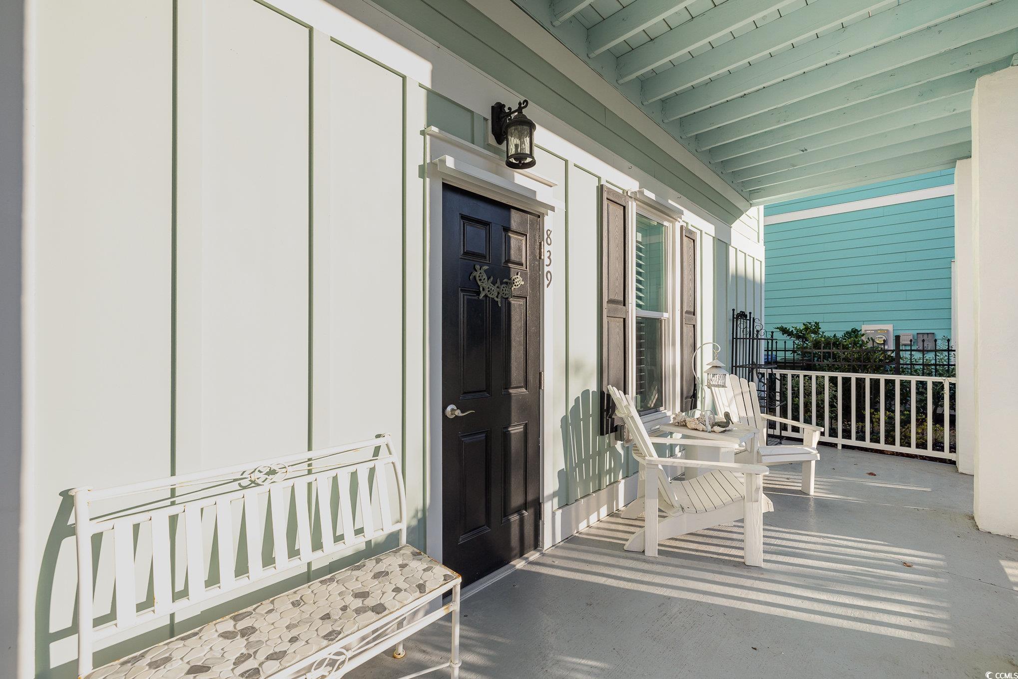 Entry porch.