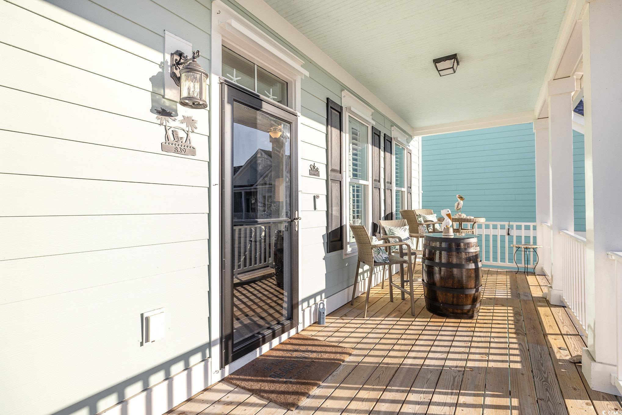 839 Rosa Circle Myrtle Beach, SC 29577 - Photo 33 of 40 View of deck