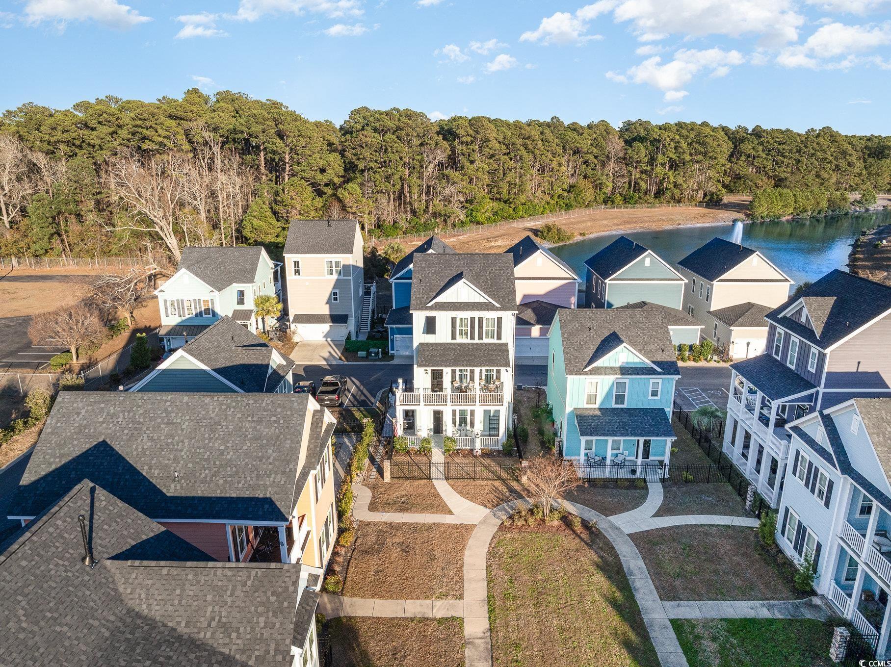 839 Rosa Circle Myrtle Beach, SC 29577 - Photo 37 of 40 Bird's eye view with a water view