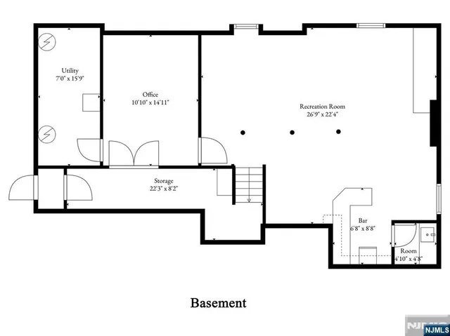a picture of a floor plan