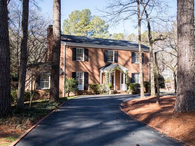 3802 Regent Road Durham, NC 27707 - Photo 1 of 25 Easy entry for guests with circle drive. Side-entry garage.