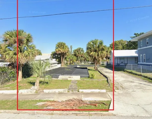 a swimming pool with yard