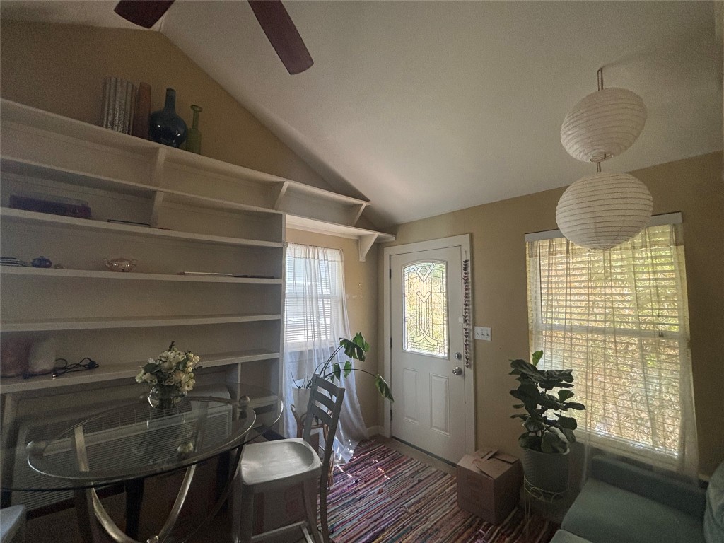 3308 Randolph Road, Unit B Austin, TX 78722 - Photo 7 of 16 a living room with furniture and a potted plant