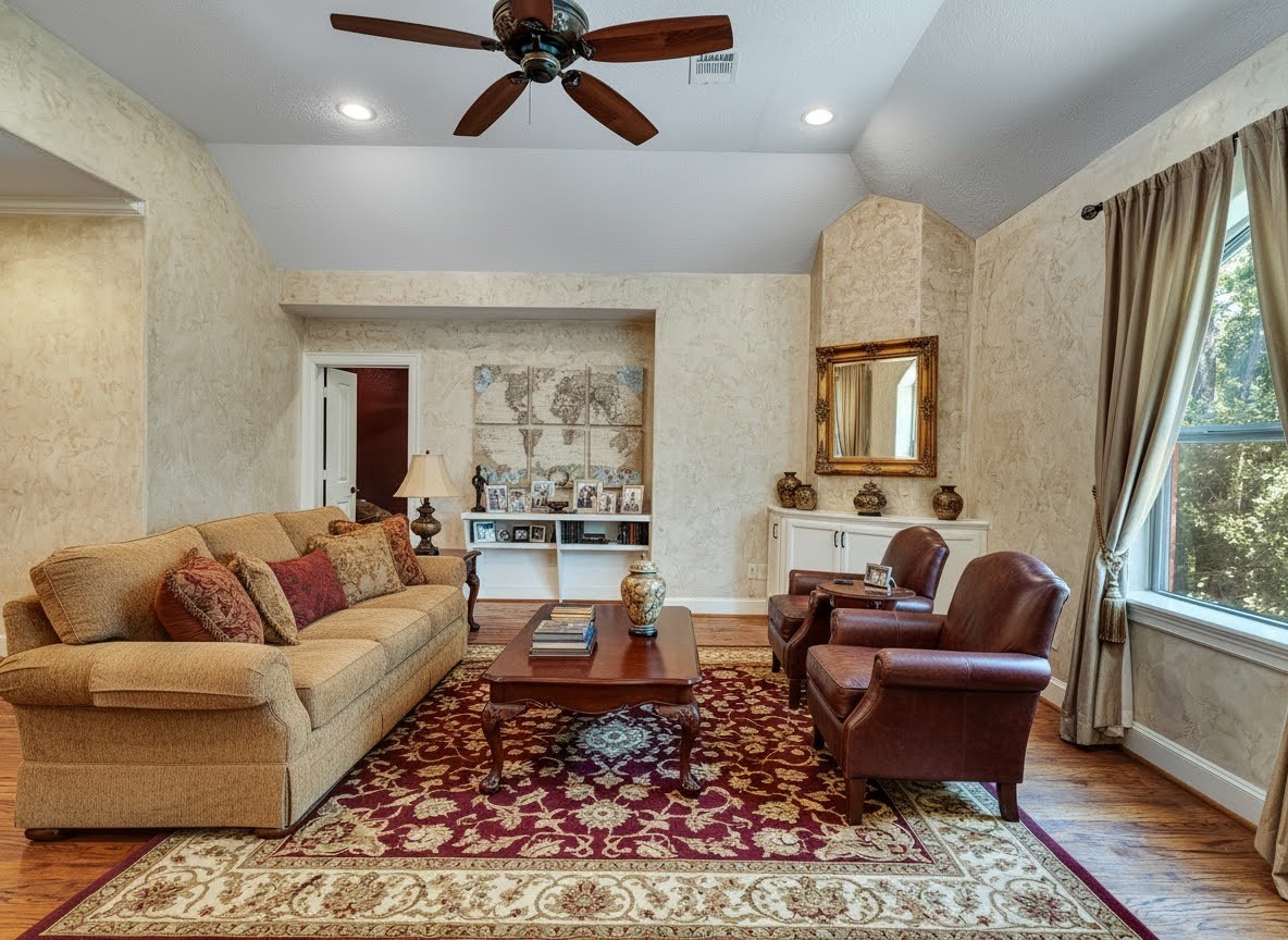 28503 Champions Ridge Road Magnolia, TX 77354 - Photo 21 of 47 The generously sized
upstairs common area serves as a bright and open space ideal for recreation, relaxation, or creating a second living area.(Virtually Staged)