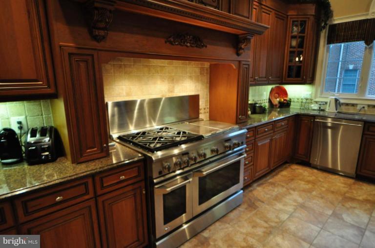 20129 Black Diamond Place Ashburn, VA 20147 - Photo 15 of 20 a kitchen with stainless steel appliances granite countertop a stove a sink and a microwave