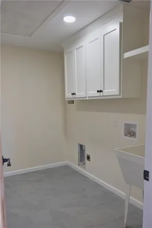 a view of an empty room