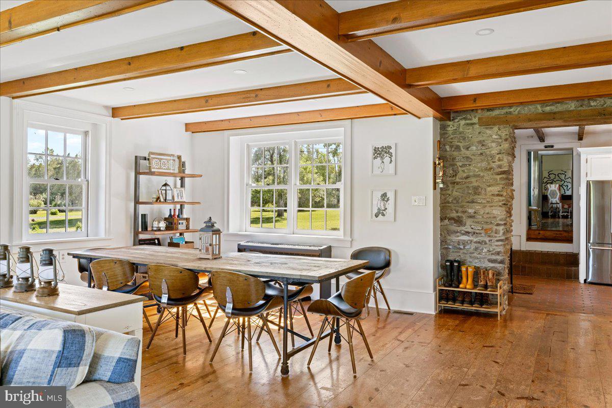 481 Quarry Road Ottsville, PA 18942 - Photo 15 of 64 a dining room with furniture and window