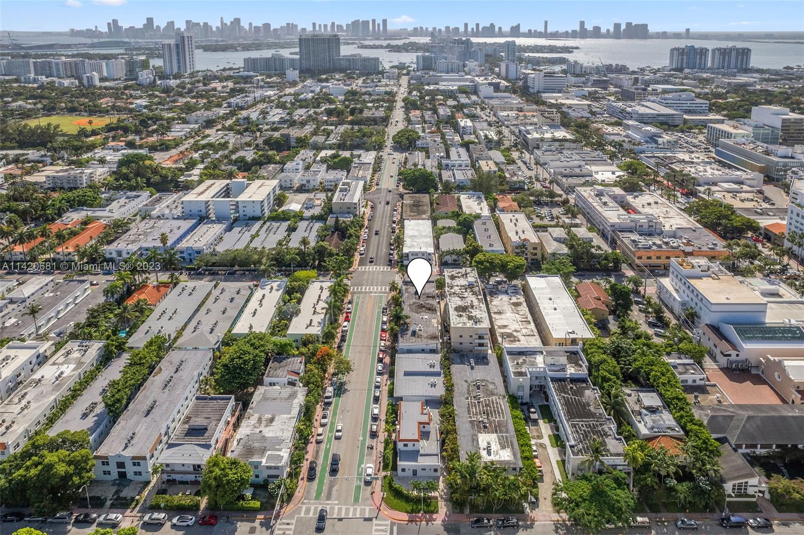531 16th Street Miami Beach, FL 33139 - Photo 5 of 26 an aerial view of residential houses with city view