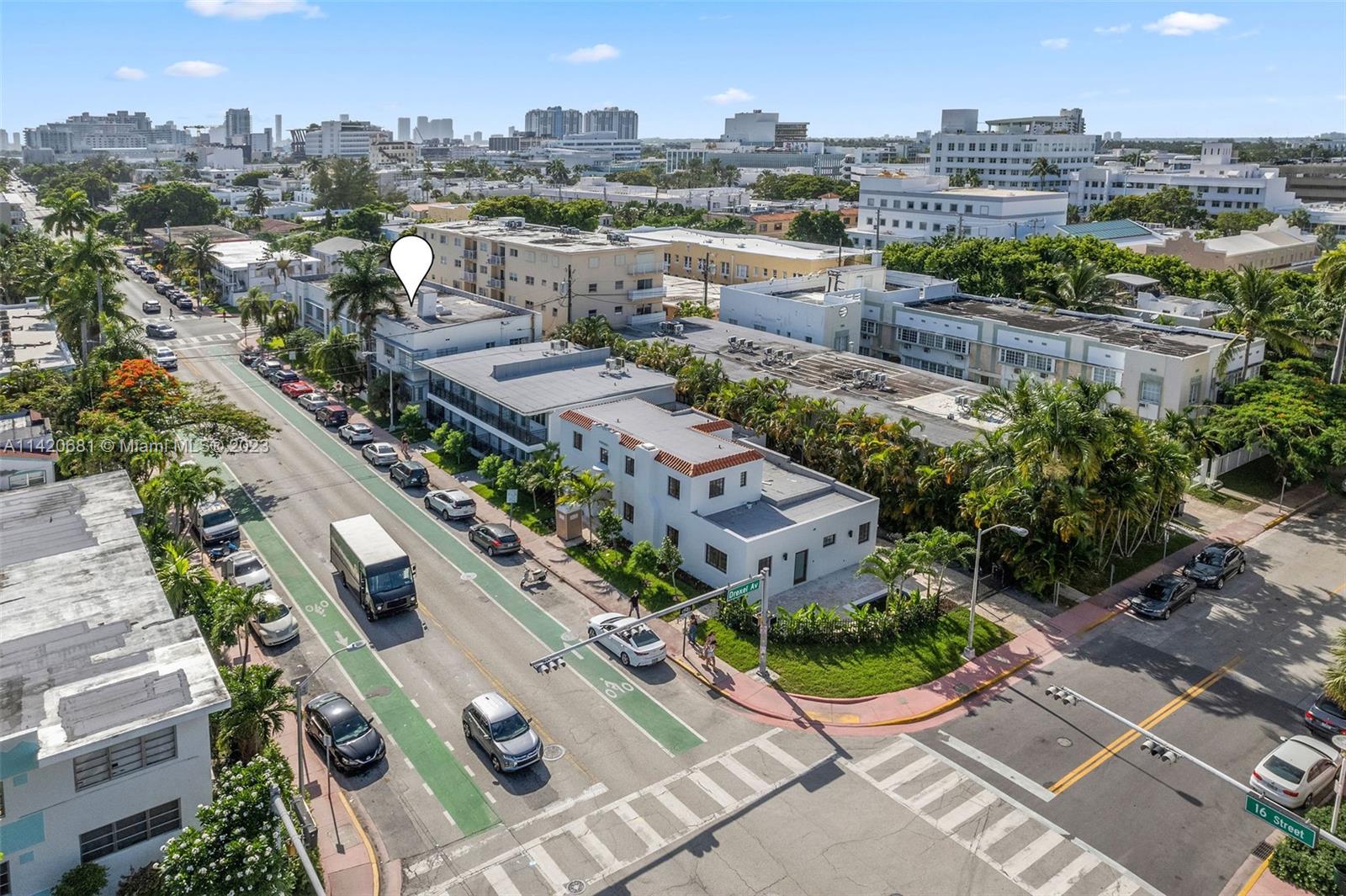531 16th Street Miami Beach, FL 33139 - Photo 10 of 26 a city view with tall buildings
