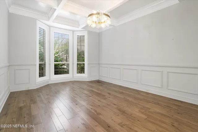 a view of an empty room