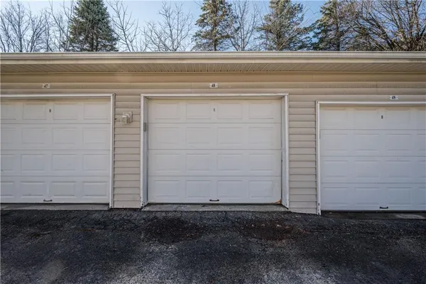 a view of a house with a space