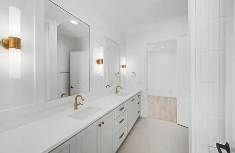 a view of a park with swings