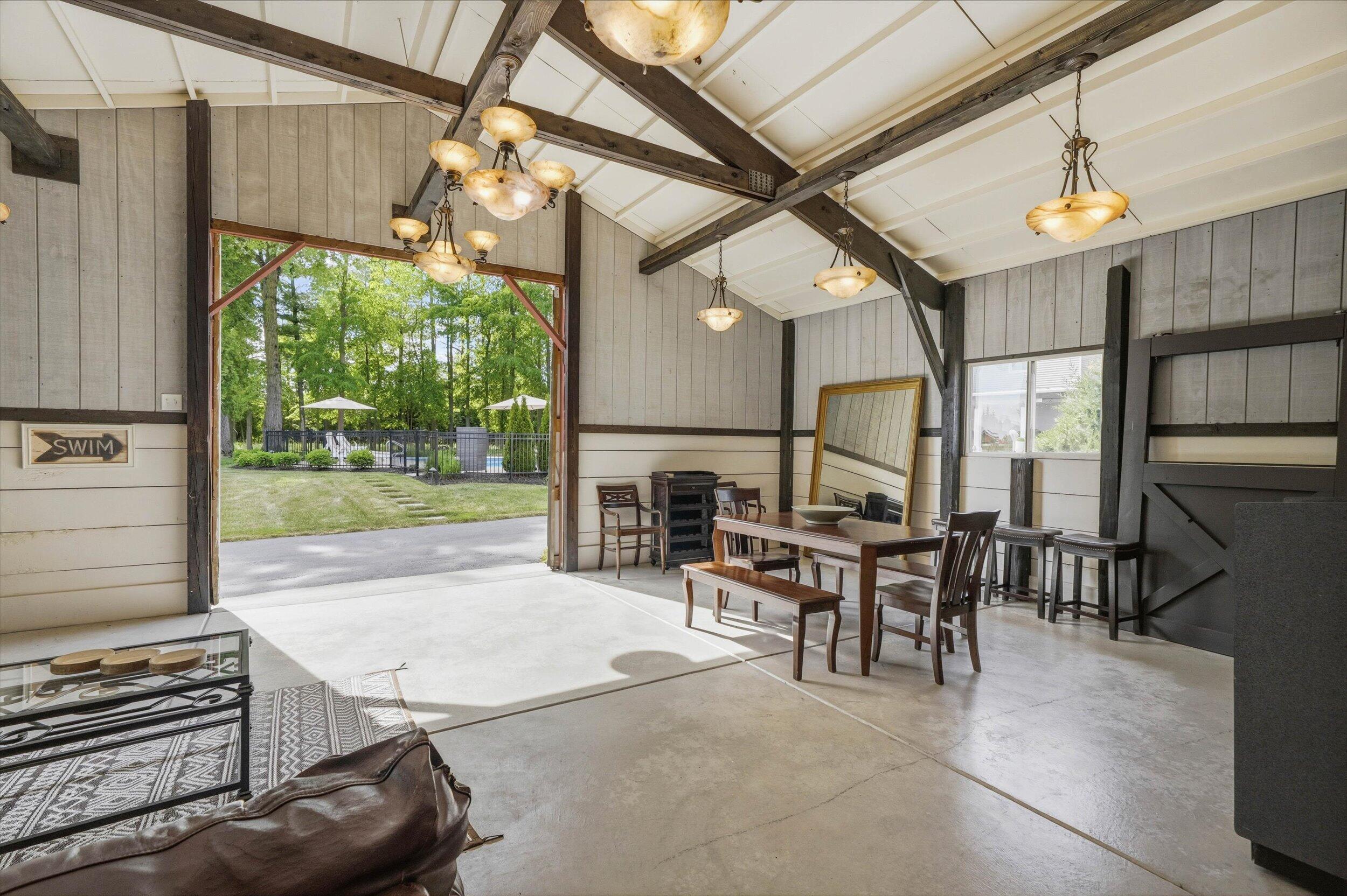9431 Hawthorne Road Mequon, WI 53097 - Photo 51 of 67 Entertainment space adjacent to pool
