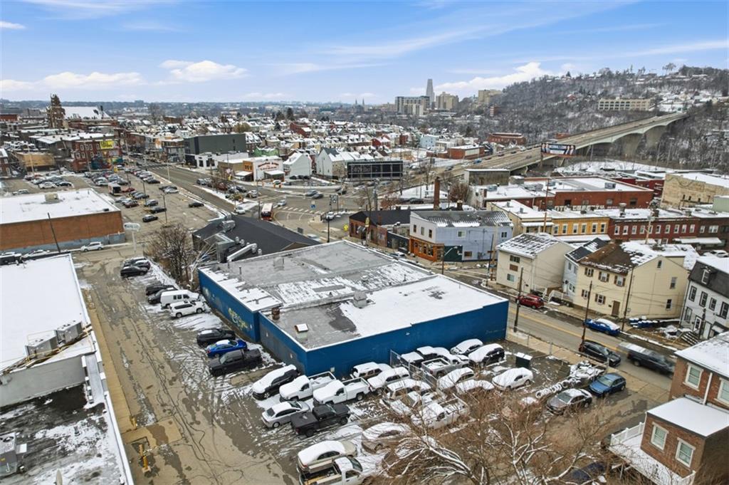 4225 Main Street Pittsburgh, PA 15224 - Photo 6 of 30 an aerial view of a city