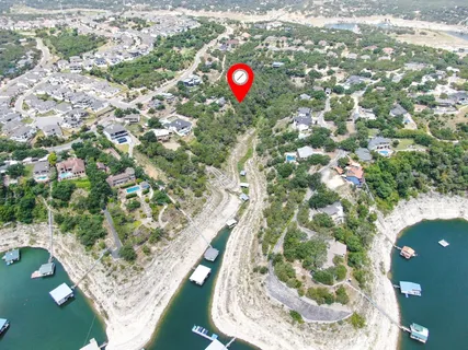 a water view of a house