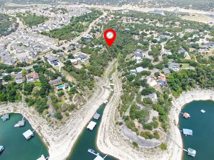 a water view of a house