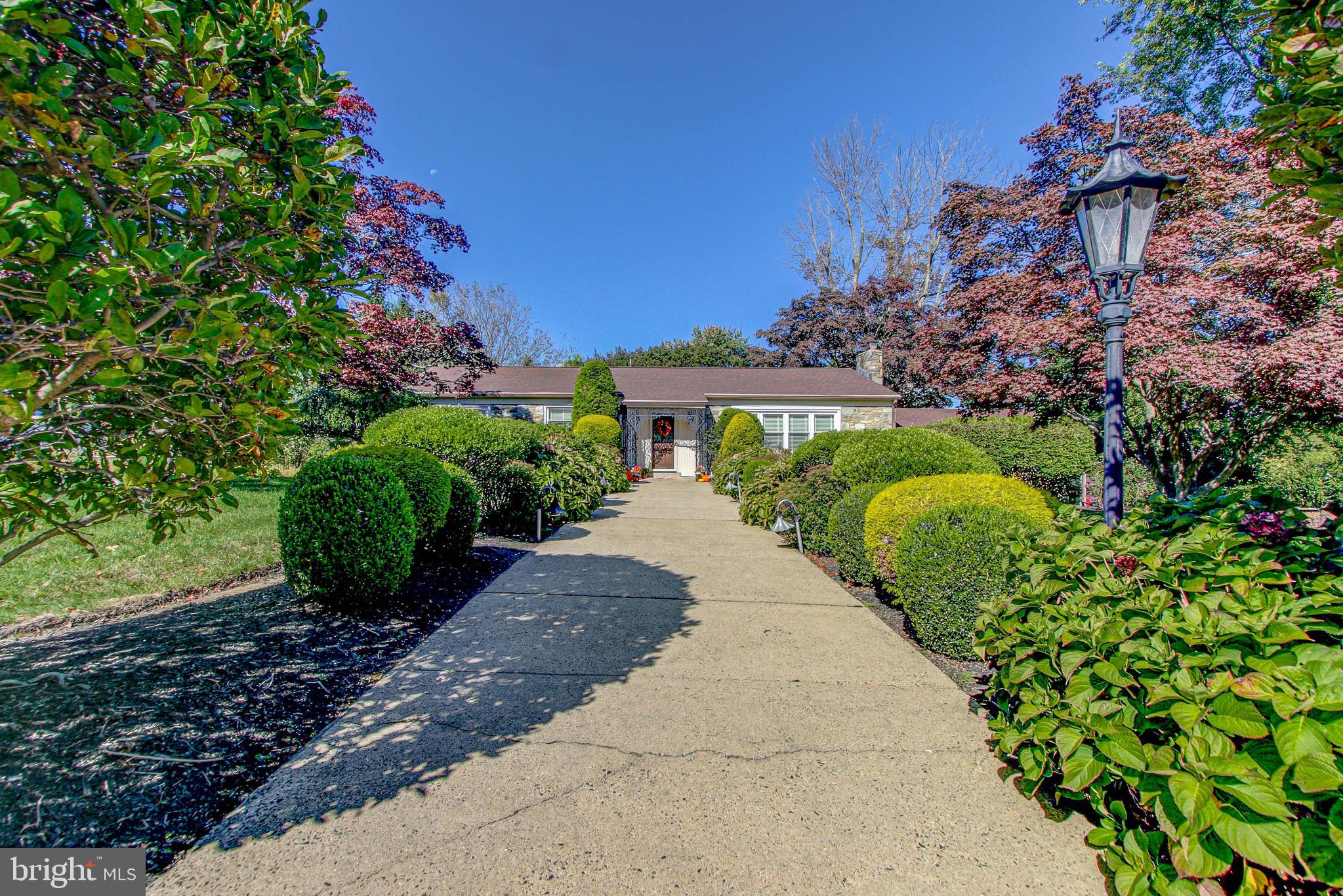 3580 Post Road Huntingdon Valley, PA 19006 - Photo 1 of 47 Grand sidewalk to Front Entryway