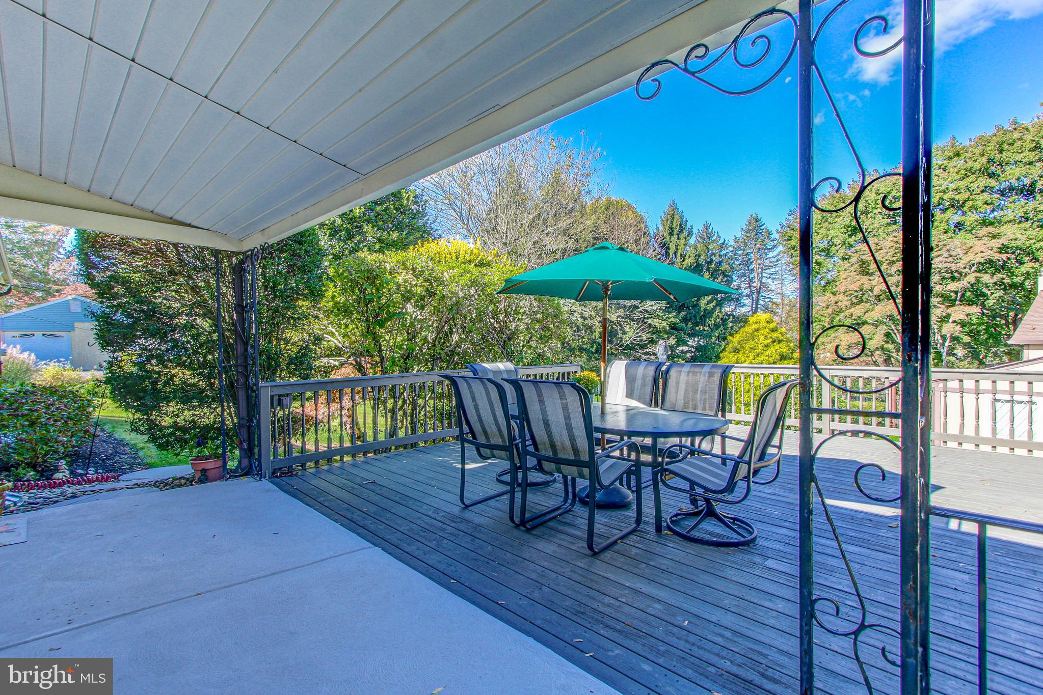 3580 Post Road Huntingdon Valley, PA 19006 - Photo 29 of 47 Covered Patio opens to Kitchen and Dining Room