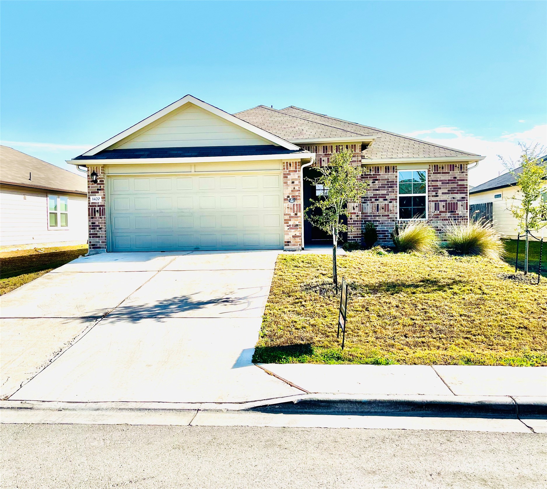 1420 London Way Lockhart, TX 78644 - Photo 1 of 12 a house view with a outdoor space