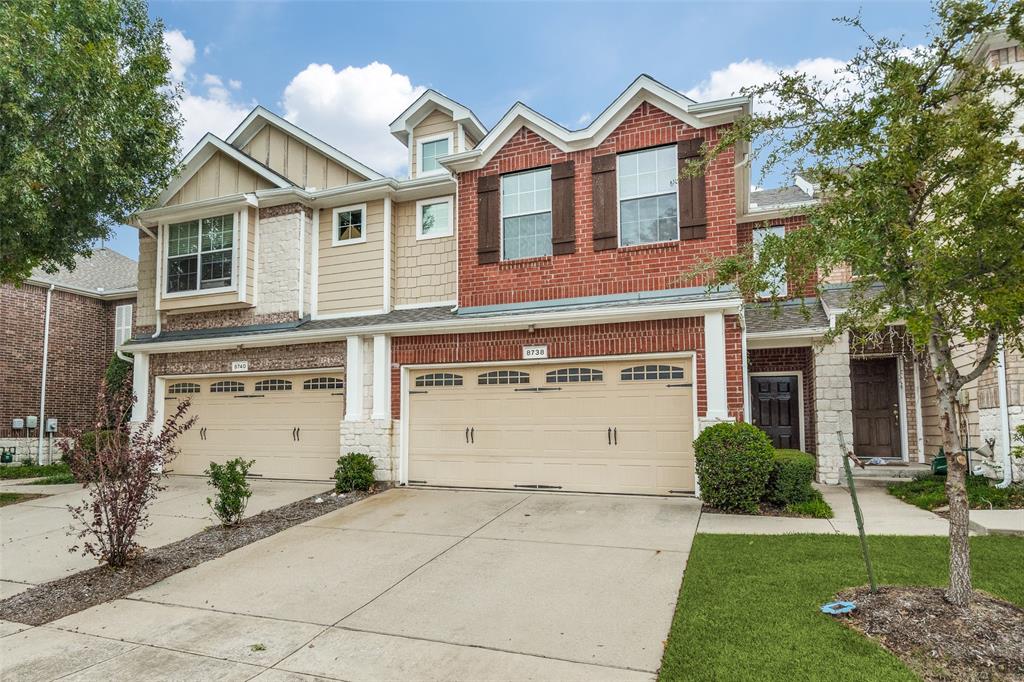 8738 Manhattan Avenue Plano, TX 75024 - Photo 2 of 22 a front view of a house with a yard and garage