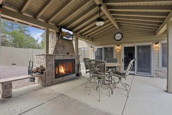 a view of a backyard of a house