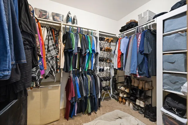 a view of a dining room kitchen with furniture and wooden floor