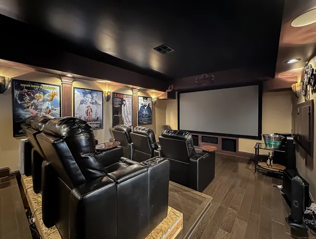 a view of a house with sitting area