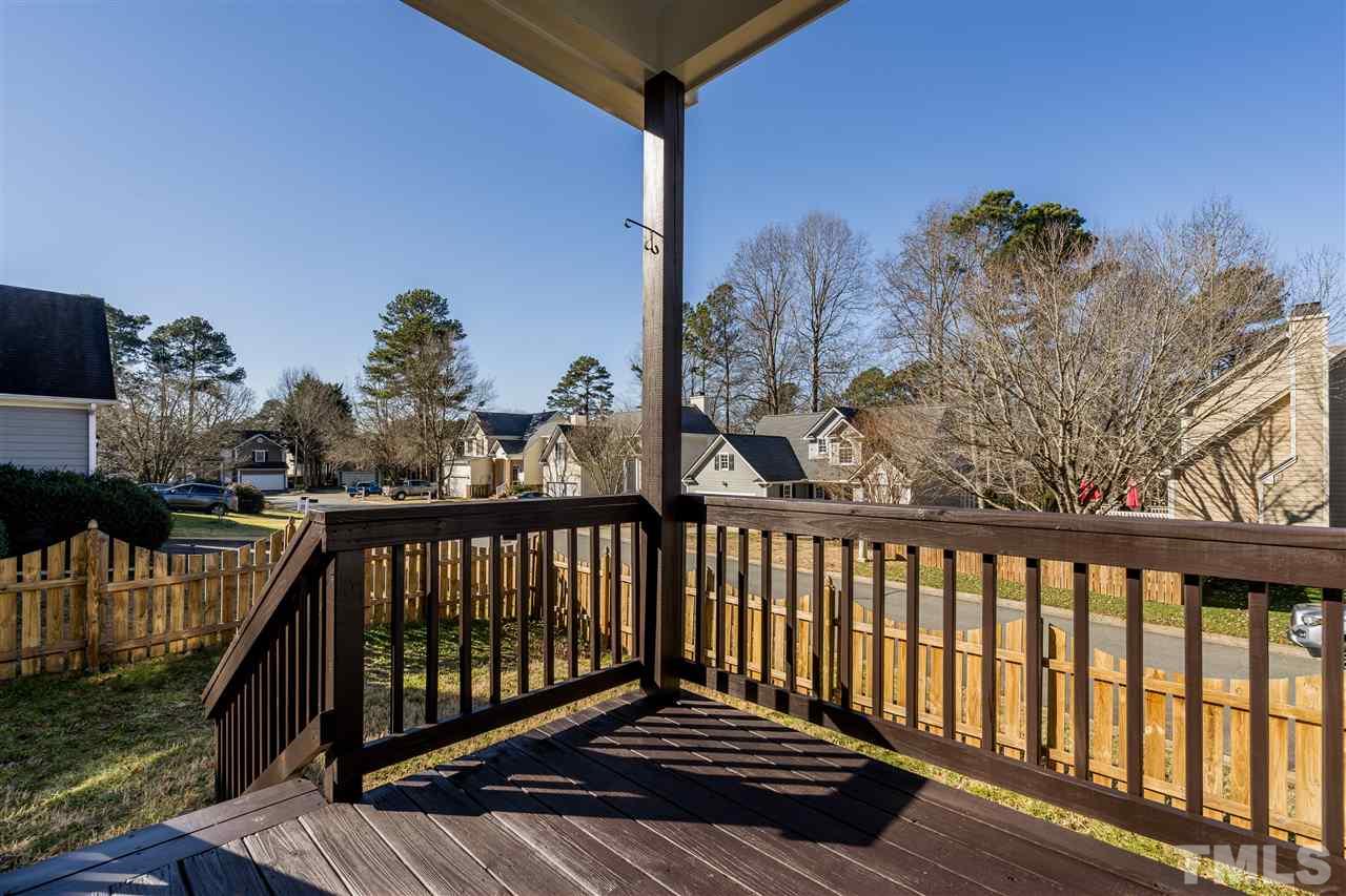 5221 Denmead Way Raleigh, NC 27613 - Photo 27 of 28 Covered back porch/deck great for grilling!