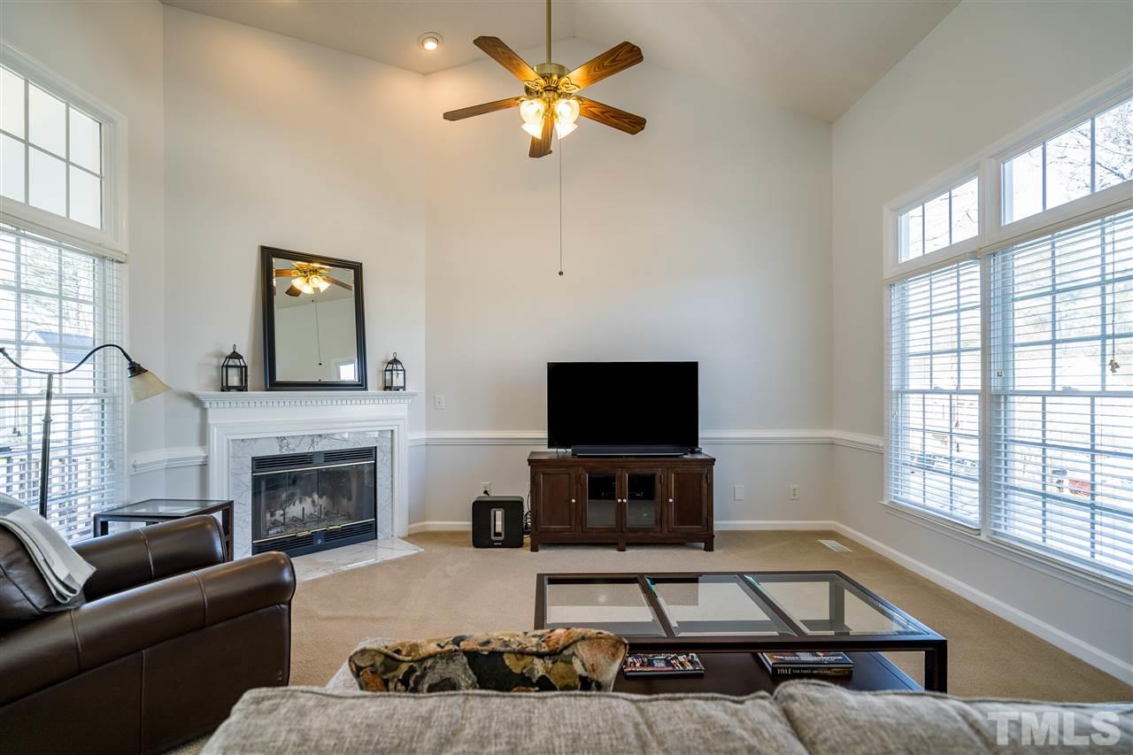 5221 Denmead Way Raleigh, NC 27613 - Photo 5 of 28 Vaulted ceilings, natural light, ceiling fan and open plan!