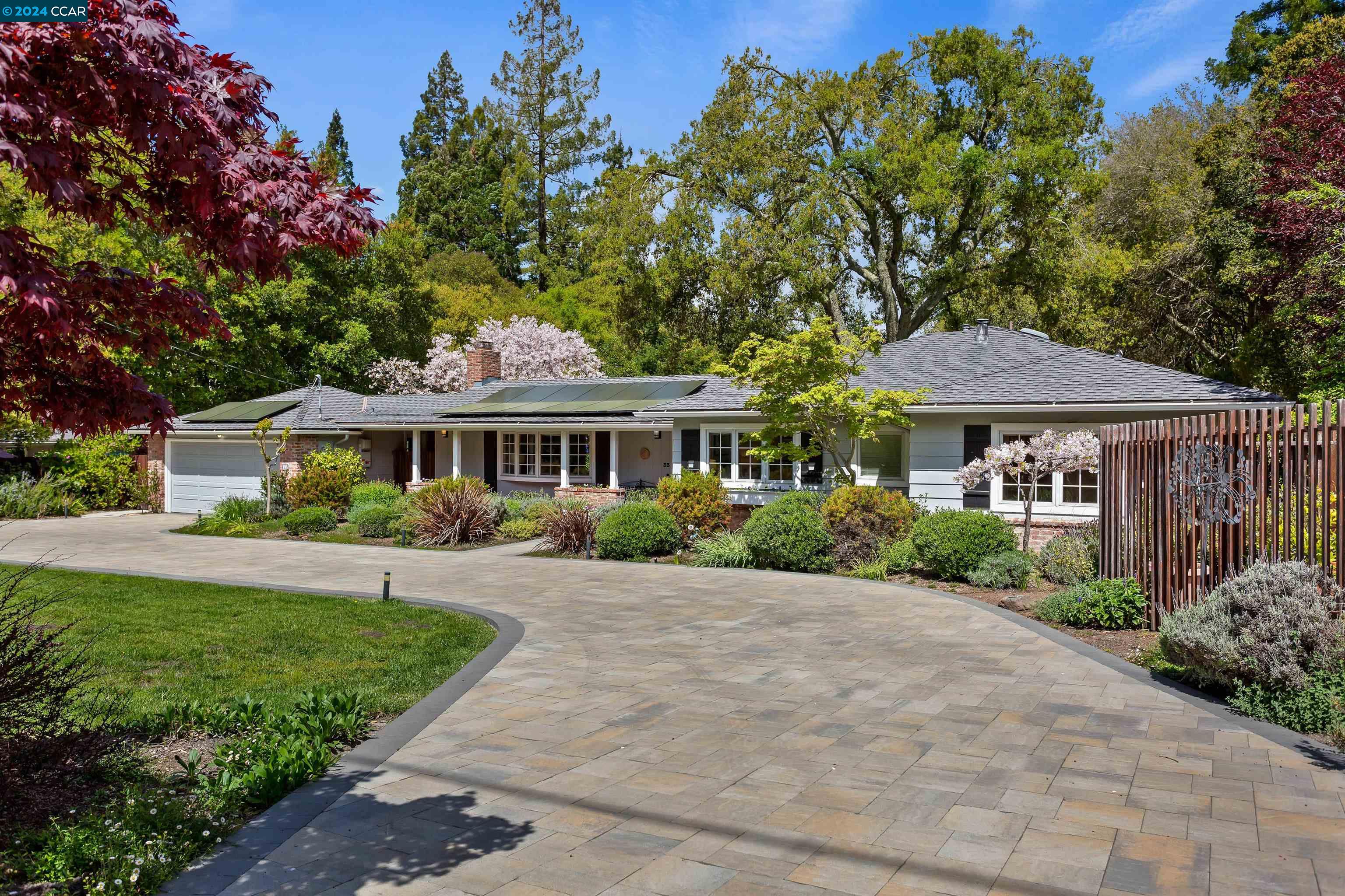 33 Rheem Boulevard Orinda, CA 94563 - Photo 1 of 1 a front view of a house with yard patio and green space