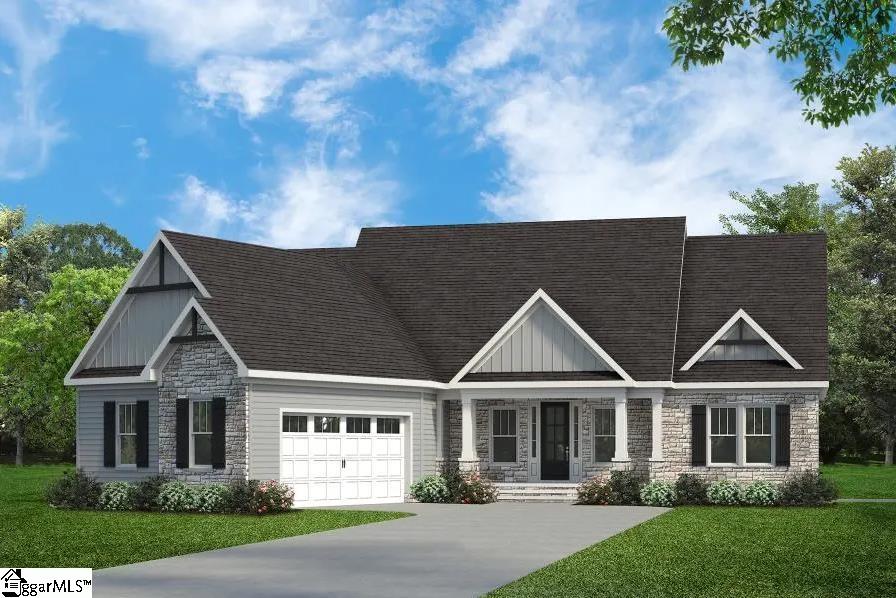 811 Raven Road Landrum, SC 29356 - Photo 8 of 8 Spacious Aberdeen Floor Plan with 3,444', attached 2-car garage, and large covered patio overlooking scenic mountain sides.