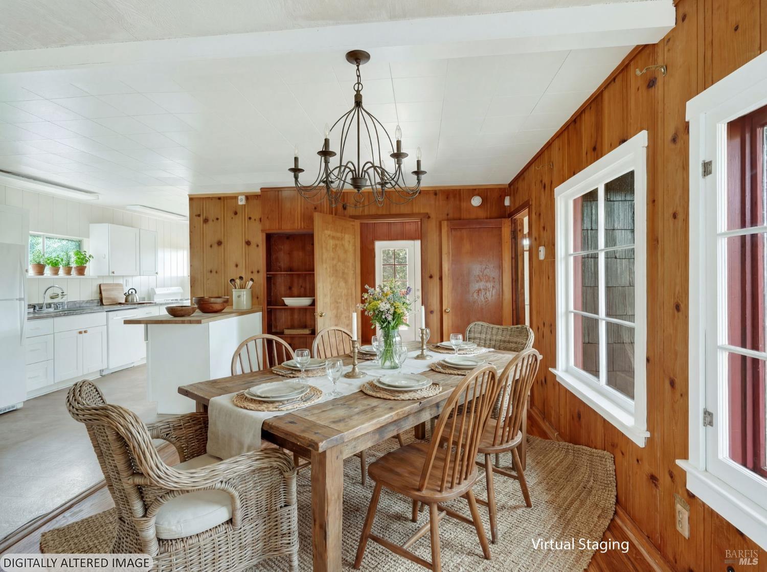 10701 Orr Springs Road Ukiah, CA 95482 - Photo 6 of 52 a view of a dining room with furniture window and outside view