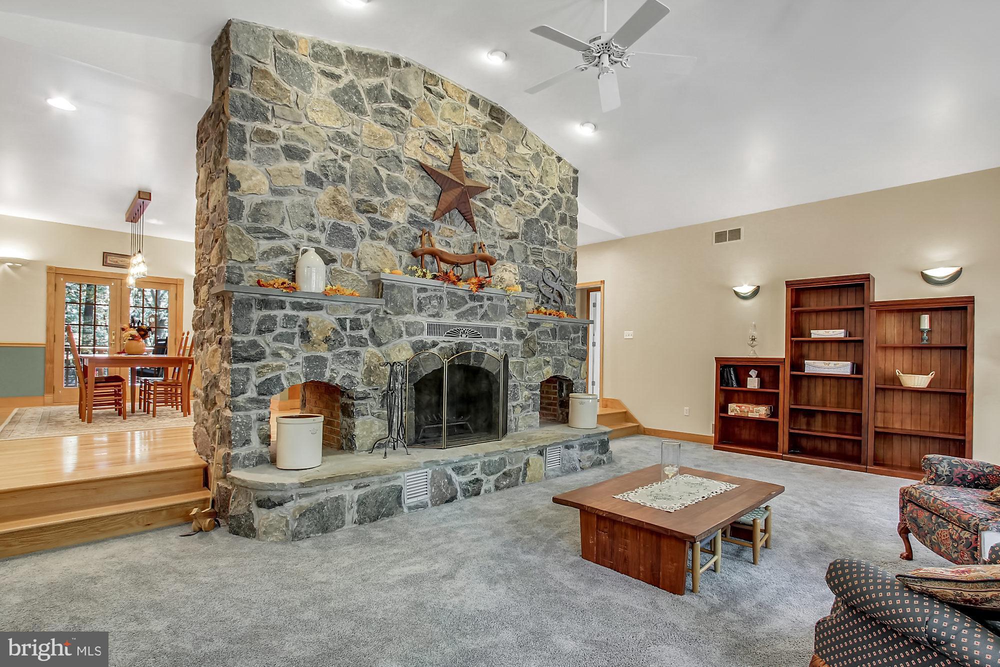 65 Sky View Road Elkton, MD 21921 - Photo 17 of 43 Spectacular Floor to Ceiling Stoned Fireplace
