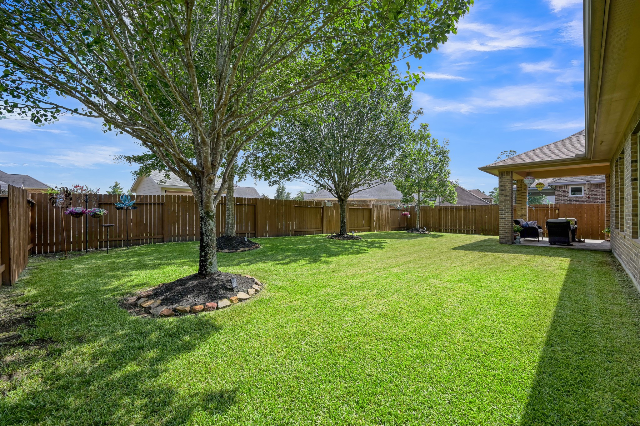 31742 Serrano Bluff Lane Spring, TX 77386 - Photo 26 of 40 Large backyard w/ the feel of no rear neighbors.