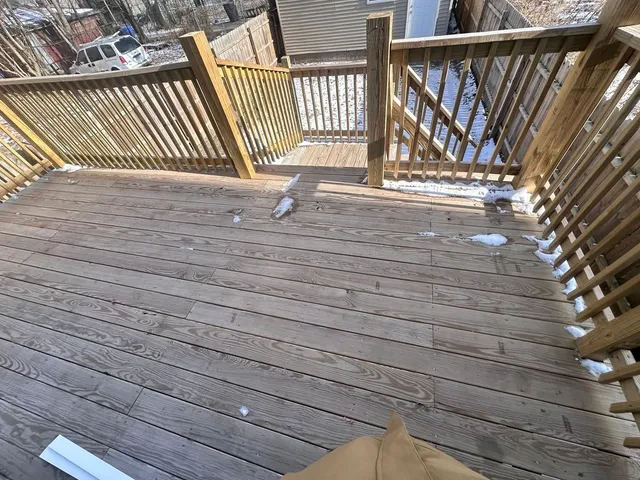 a view of a house with a roof deck