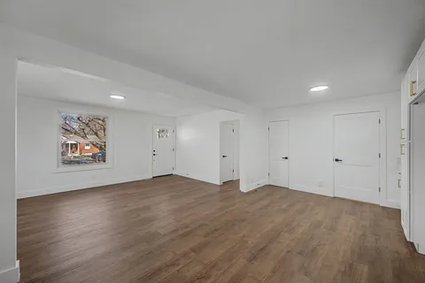 a view of an empty room