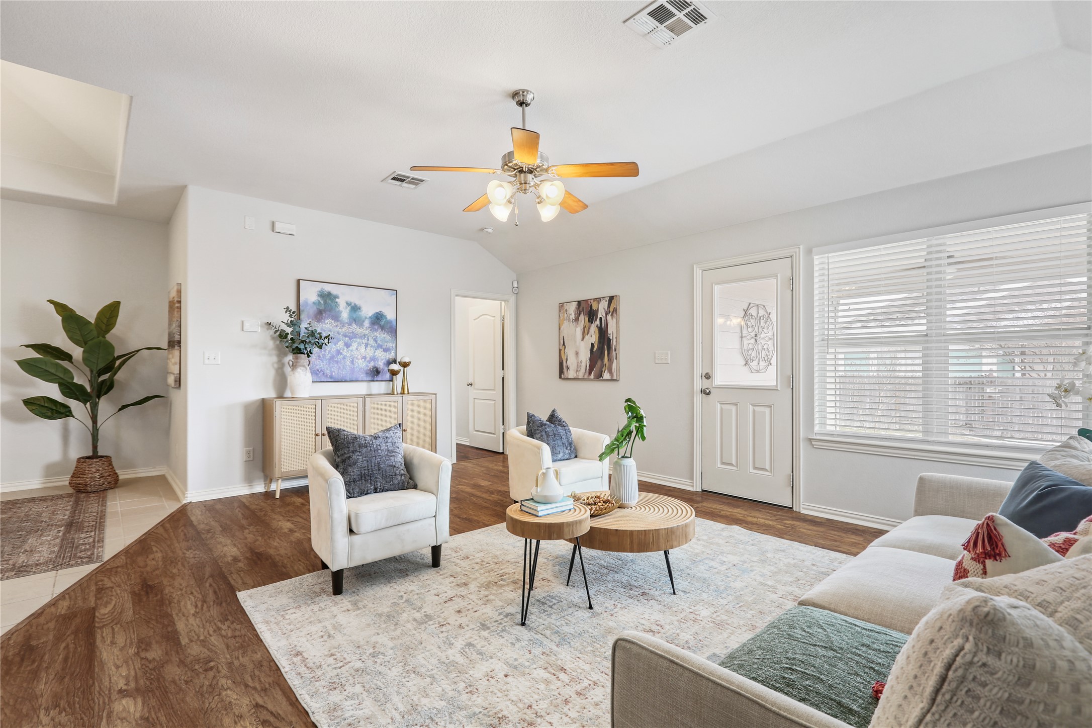 3900 Brean Down Road Pflugerville, TX 78660 - Photo 12 of 35 a living room with furniture and a large window