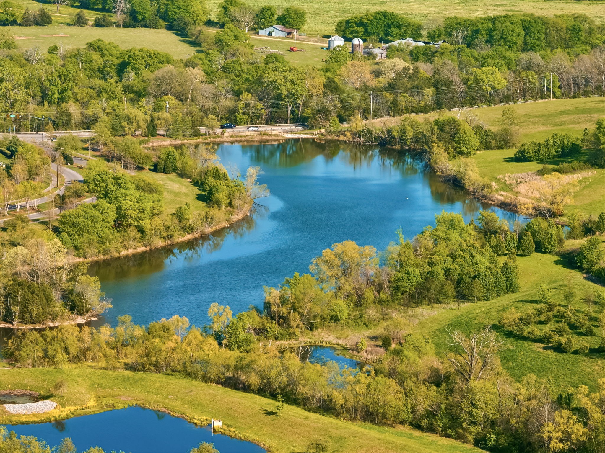 1600 Grainger Springs Spring Hill, TN 37174 - Photo 25 of 26 a view of a lake with a houses