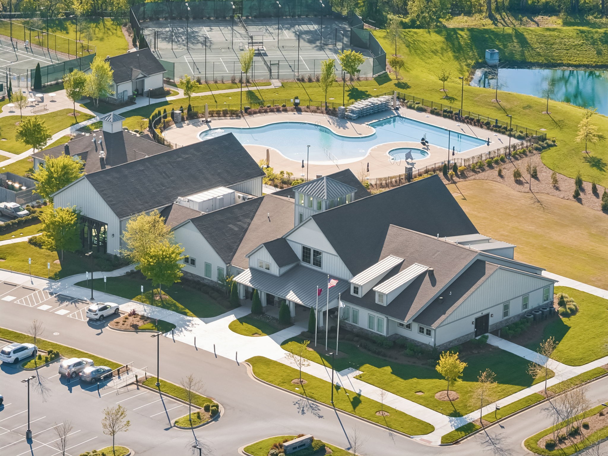 1600 Grainger Springs Spring Hill, TN 37174 - Photo 26 of 26 an aerial view of a house with swimming pool and outdoor seating
