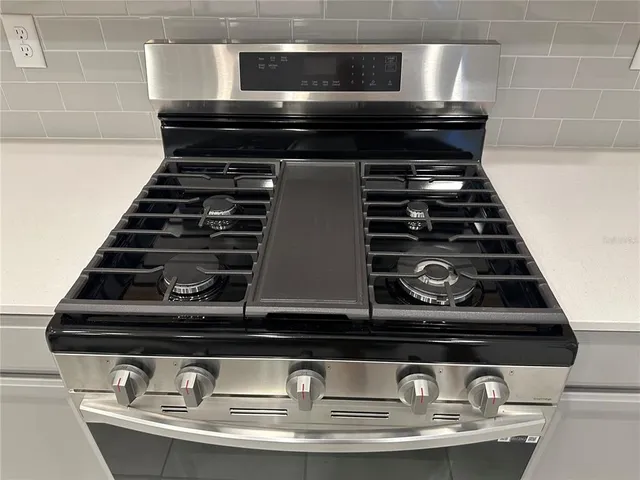 a close view of stove top oven