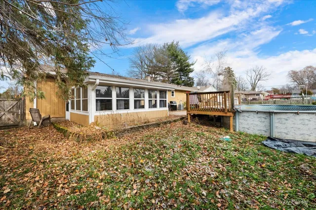 a house with trees in front of it