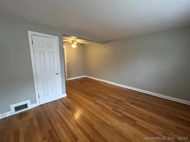 wooden floor in an empty room