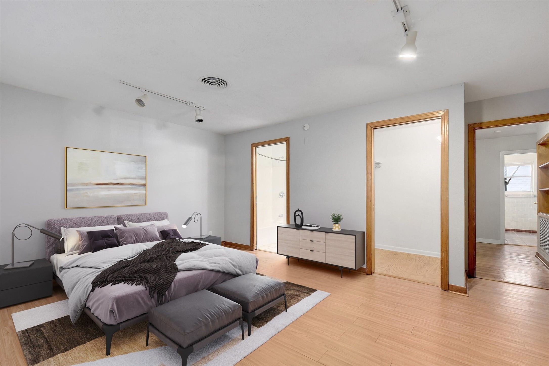 4306 Avenue B Austin, TX 78751 - Photo 17 of 34 a bedroom with furniture and a window